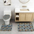 thumbnail image 5 of 4PCS Cabin Shower Curtain Set, Camo Country Fall Leaves Pine Tree Forest Mallard Duck Turkey Fishing Bear Deer Elk Moose Animals Hunting Rustic Farmhouse Bathroom Decor, Non-slip Bath Mat, 5 of 7