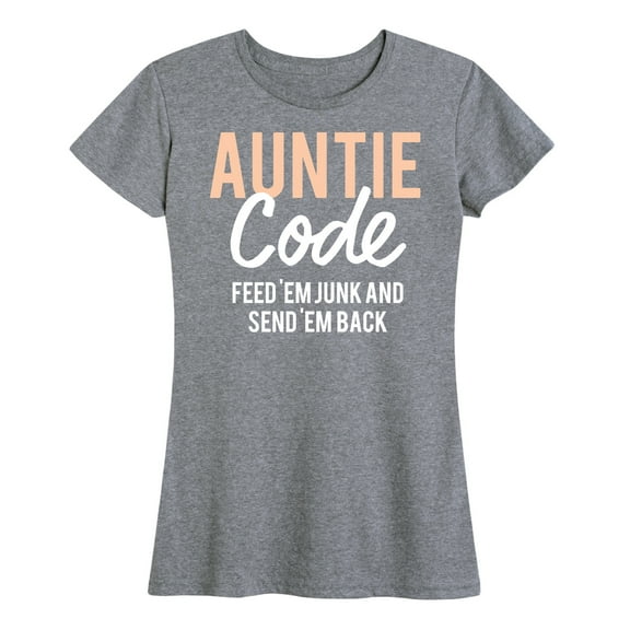 Instant Message - Auntie Code - Women's Short Sleeve Graphic T-Shirt