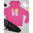 thumbnail image 4 of Tstars Women's Tennis Love Sweatshirt - Sporty Graphic Hoodie for Tennis Fans - Perfect Birthday Gift Idea for Tennis Players - Casual Women's Hoodie for Tennis Enthusiasts, 4 of 6