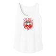 thumbnail image 4 of America Cherry Tank Top for Women & Teens Cute Patriotic Cherries and Bow Sleeveless Tee White Tank Top X-Large, 4 of 5