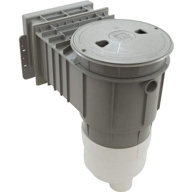 Waterway 5408627 2 in. Standard Fiberglass In Ground Skimmer, Grey