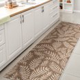 thumbnail image 5 of JONATHAN Y SANTA MONICA 2 x 10 Runner Rug, Nevis Palm Frond - Brown/Beige, SMB119A-210, 5 of 10