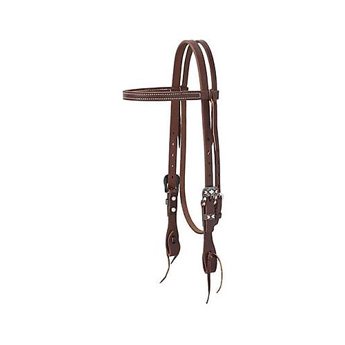 Weaver Working Tack Chevron Browband Headstall
