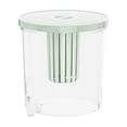 thumbnail image 1 of Green Water Pitcher With Spout For Refrigerator Cold Beverage Dispenser Large Plastic Container 9.65 Inch, 1 of 8