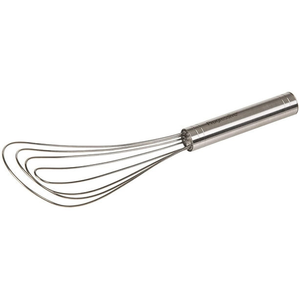 Prepworks by Progressive 10" Flat Whisk, Handheld Steel Wire Whisk
