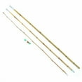 thumbnail image 2 of BambooMN 9.75 Ft Natural Bamboo Vintage Cane Fishing Pole with Bobber, Hook, Line and Sinker, 3 Piece Construction, 3 Sets, 2 of 2