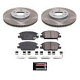 thumbnail image 2 of PowerStop Front Semi-Coated Rotor and Low-Dust Ceramic Brake Pad Kit SC7400, 2 of 3