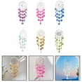 thumbnail image 3 of Sensational Soundscape Serene shell wind chimes adorned with For Crystal stones, 3 of 5