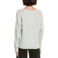 thumbnail image 2 of Vince Camuto womens  V Neck Dolman Sleeve, m, Gray, 2 of 3