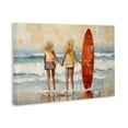 thumbnail image 4 of Stupell Industries Kids & Beach Surfboard People Painting Wrapped Canvas Art Print Wall Art, 30 x 20, 4 of 8