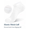thumbnail image 3 of DOVACKA Men's Low Cut No Show Ankle Socks, Cotton Non-Slip with Arch Support & Breathable Mesh, Size 9-12/13-15 for Sneakers, 3 of 7