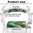 thumbnail image 6 of HELLHERO Marble Pattern Rollator Seat Covers and Rollator Seat Back Cover for Seniors Adult Easy Install Easy to Use Moisture Wicking, Green, 6 of 7