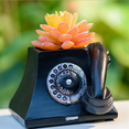 thumbnail image 3 of Small Telephone Succulent Planter with Drain Hole Desk Decorate A, 3 of 5