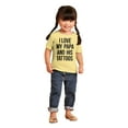 thumbnail image 4 of I Love My Papa And His Tattoos Toddler Boy Girl T Shirt Infant Toddler Brisco Brands 2T, 4 of 6