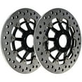 thumbnail image 1 of Niche Front Brake Rotor Set for Honda Goldwing 1100 CX650T Motoryccle 519-CRT2402R, 1 of 7