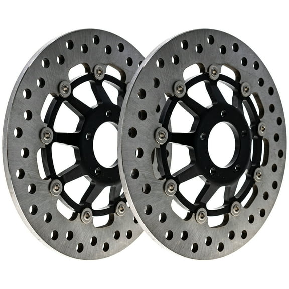 Niche Front Brake Rotor Set for Honda Goldwing 1100 CX650T Motoryccle 519-CRT2402R