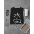 thumbnail image 3 of Bohoh All Seeing Eye B&W T-Shirt Men -Image by Shutterstock, Male Small, 3 of 4