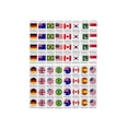 thumbnail image 2 of HEWANG Mahjong Block Set, 65 Tiles SeasideEscape Game Blocks, Seaside Escapes Game, Portable Travel Mahj- Tiles, National Flag Mahjong Tile Set, for Travel Picnic Spring Gathering, 2 of 6