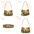 thumbnail image 7 of FORMRS Womens Shoulder Bag with Chain Strap Clutch Purse Cute Tote Handbag, Flowers and Dog, 7 of 7