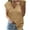 Khaki, variant on Oversized Cable Knit Sweater Vest for Women V Neck Sleeveless Solid Color Loose Pullover Sweaters Loose Trendy Tops