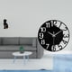 thumbnail image 2 of Estatua de gato, figura de escritorio, reloj de pared acrílico, adorno de resina, diseño moderno silencioso, material resistente, adecuado para oficin, 2 of 8