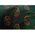 thumbnail image 4 of oneOone Cotton Silk Fabric Paisley Block Printed Fabric 1 Yard 42 Inch Wide, 4 of 4
