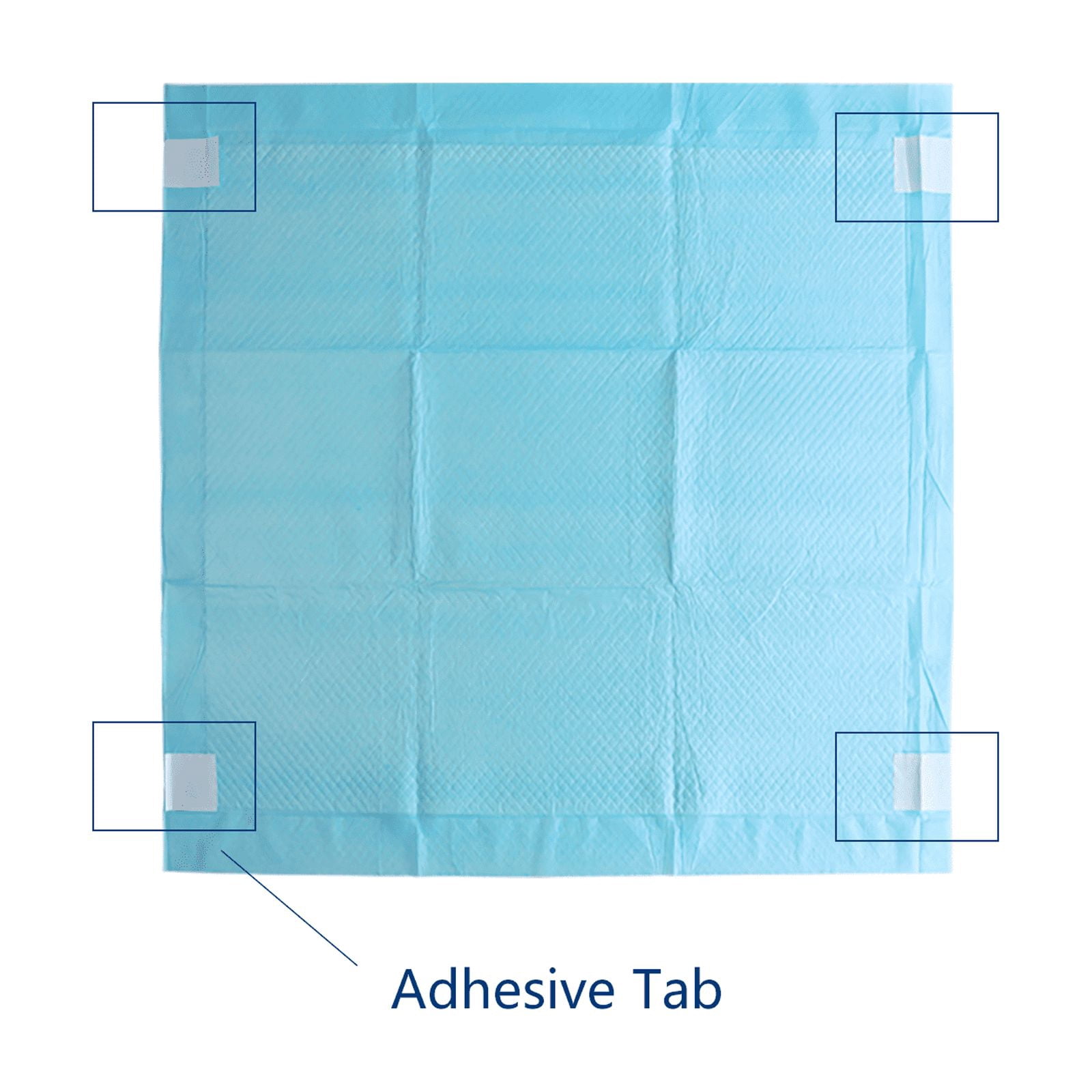 Tugzelle Dog Training Pads, 23"x23", 100 Ct, Fresh Scent, Fast Absorbent