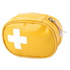 Hiking PVC Portable Health Care Emergency First Aid Kit Storage Bag Yellow