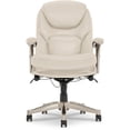 Serta Bonded Leather Office Chair with True Wellness BIM Tech, 250 lb