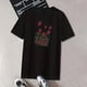 thumbnail image 1 of Camiseta de manga corta para mujer, camisetas de verano, ropa cómoda de moda, camisetas para la playa, desplazamientos, compras, vacaciones, negro SG, 1 of 10