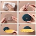 thumbnail image 3 of Pack de jabonera con desagüe, jabonera de plástico con fuerte ventosa para bañera, ducha, esponja de cocina y más Ormromra ZYY-2794, 3 of 4
