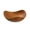 #283-Brown, variant on Kieccall Wood Grain Finish Triangle Fruit Plate Snack Serving Tray for Kitchen Gift