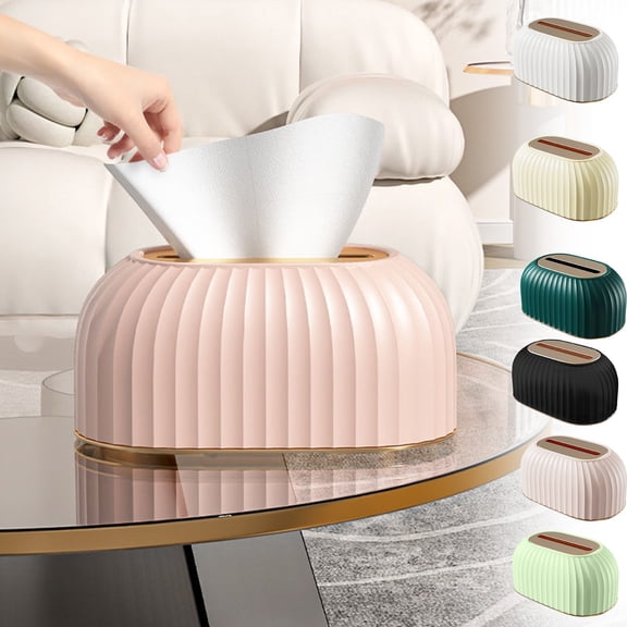 HengDidi Elegant Automatic Lifting Tissue Dispenser Box - Modern Sturdy PET Plastic Design for Home and Office Decor