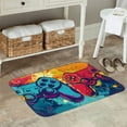 thumbnail image 7 of Gaeub Gaming Print Door Mat with Heavy Duty Backing,Welcome Mats for Entryway, Flannel Anti-Slip Doormat, Garge Porch Entryway Mat,16x24in Outdoor Indoor Welcome Mat, 7 of 7