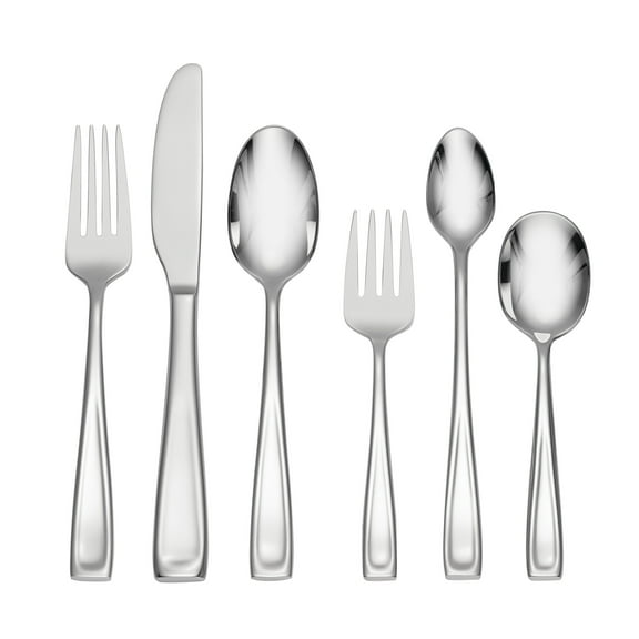 Oneida Moda 6-Piece Mirror 18/10 Stainless Steel Flatware Set