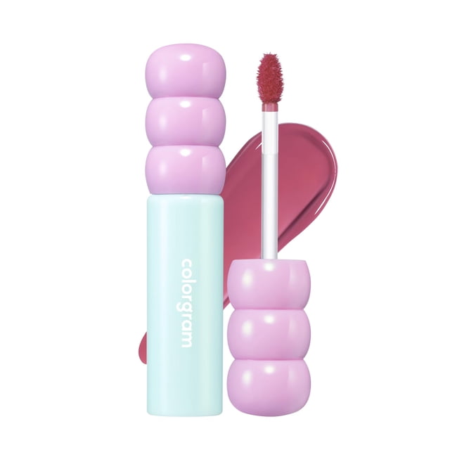 Tinte labial COLORGRAM Fruity Glass Tint 09 Heartful Mulberry, 3 ml