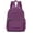 Purple, variant on Women Mini Nylon Backpack Casual Waterproof Travel Bags Shoulder Rucksack for Hiking Outdoor (Green)