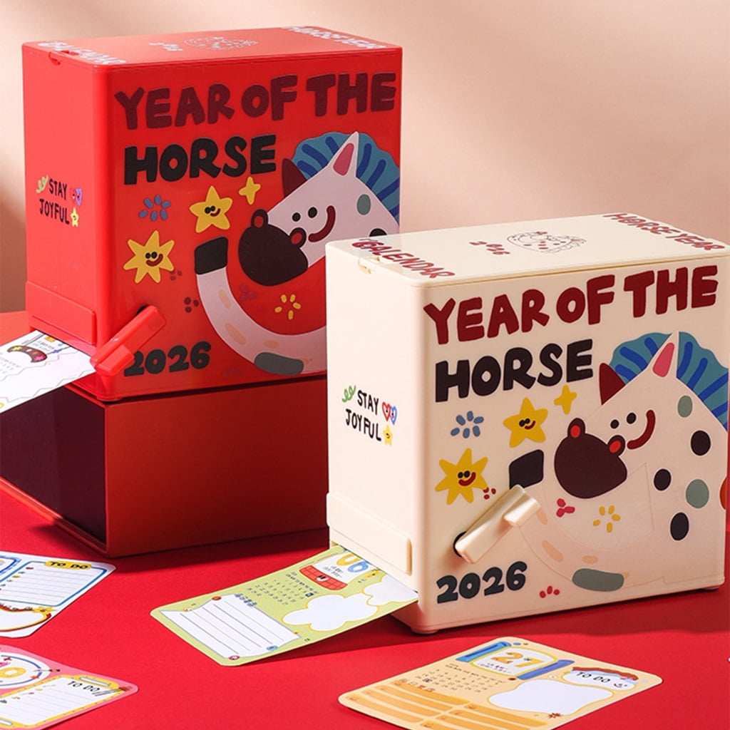 7829 2026 Efficient Time Management Stand Up Desk Calendar Planner For Daily Goal Achievement And Auto Discipline Progress