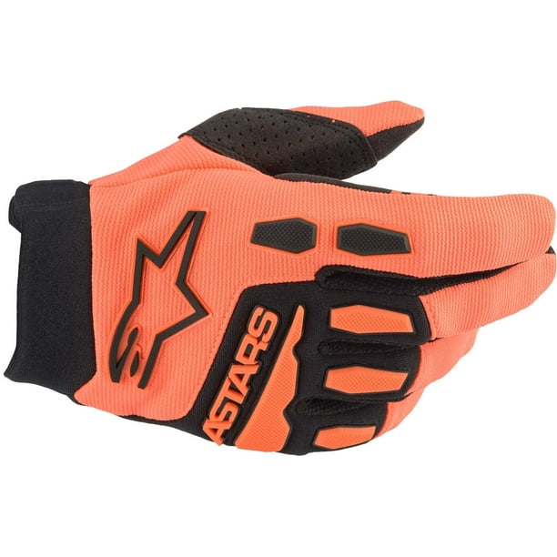 Guantes Alpinestars Full Bore para jóvenes y niños, naranja/negro