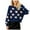 Dark Blue, variant on adviicd Ugly Christmas Sweaters for Women Soft Cute Crew Neck Funny Wintertime Holiday Parties Knitted Pullover (Grey, L)