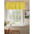 thumbnail image 2 of Valances for Windows Vintage Linen Rod Pocket Cafe Window Treatments Valance Curtains for Kitchen Bathroom Laundry Basement Windows 54"x18", 2 of 9