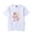 White, variant on Ground bound young Flower Loose summer hip-hop women's men's short sleeved T-shirt top