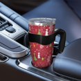 thumbnail image 5 of 40oz Tumbler,Red Christmas Snowflake Tree and Star Pattern Insulated Tumblers with Removable Handle,Stainless Steel Double Vacuum Coffee Tumbler Cup with Straw for Home,Office,Travel,Party, 5 of 5