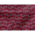 thumbnail image 4 of oneOone Viscose Jersey Fabric Fish Block Print Sewing Fabric BTY 60 Inch Wide, 4 of 5