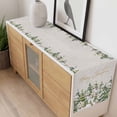 thumbnail image 4 of Christmas Table Runner 48 Inches Long Farmhouse Dress Scarves, Winter Xmas Trees Farmhouse Country Cabin on Linen Dining Tablerunner for Coffee Table/Kitchen Island/Party Décor, 13" x 48", 4 of 8