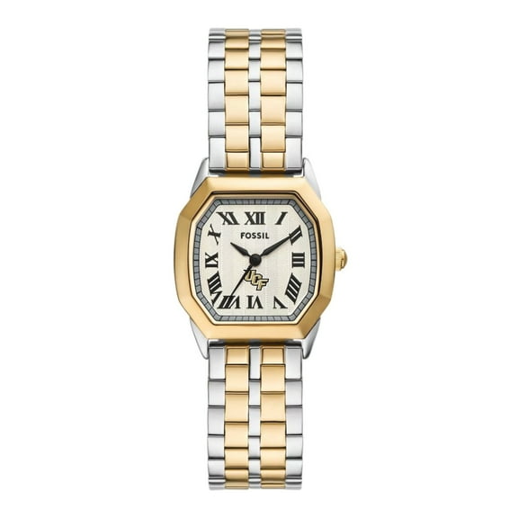 Fossil UCF Knights Harlow Three-Hand Two-Tone Stainless Steel Watch