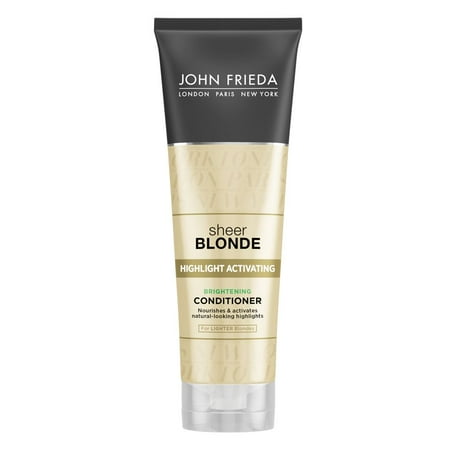 John Frieda Sheer Blonde Highlight Activating Brightening Conditioner, Lighter Blondes, 8.45 Fl Oz