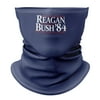 Political Reagan Bush '84 Performance Neck Gaiter Face Covering, Navy Blue