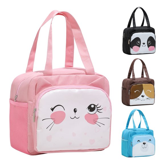 Shenmeida Lunch Bag Portable Insulated Lunch Box, Waterproof Tote Bento Bag For Office Hiking Beach Picnic Fishing