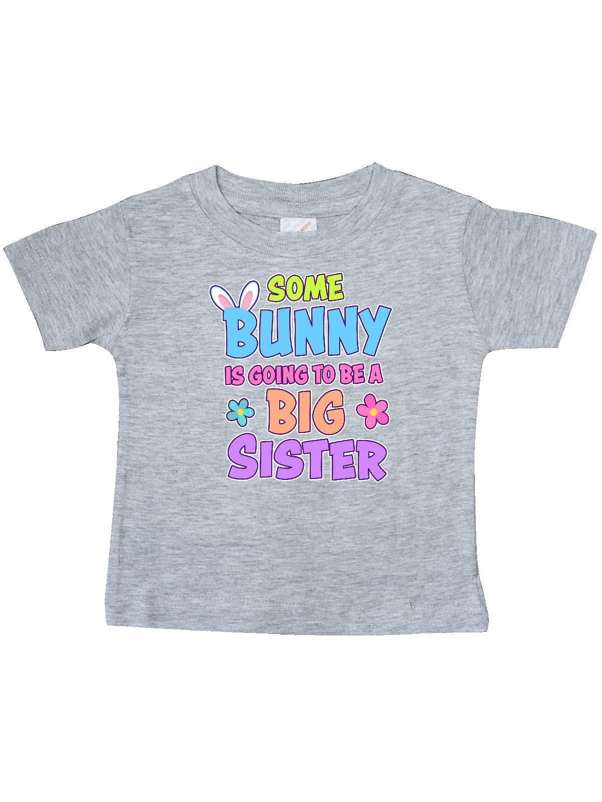 inktastic Some Bunny is Going to Be a Big Sister with Bunny Ears Toddler T-Shirt